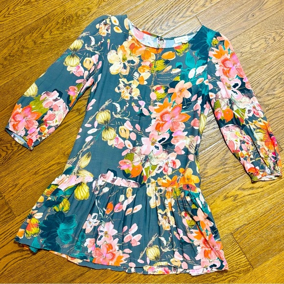 Anthropologie Meadow Rue Minutiae Floral Tunic - Picture 2 of 14